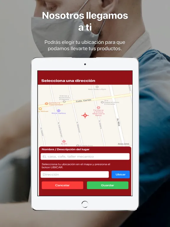 Ảnh chụp màn hình của Amidomicilio iPad 
