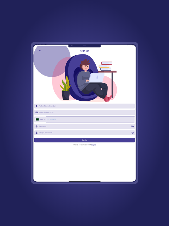 Ảnh chụp màn hình của American Lyceum Student iPad 