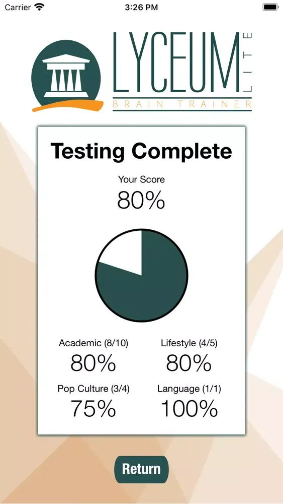 Lyceum Brain Trainer Lite سکرین شاٹس