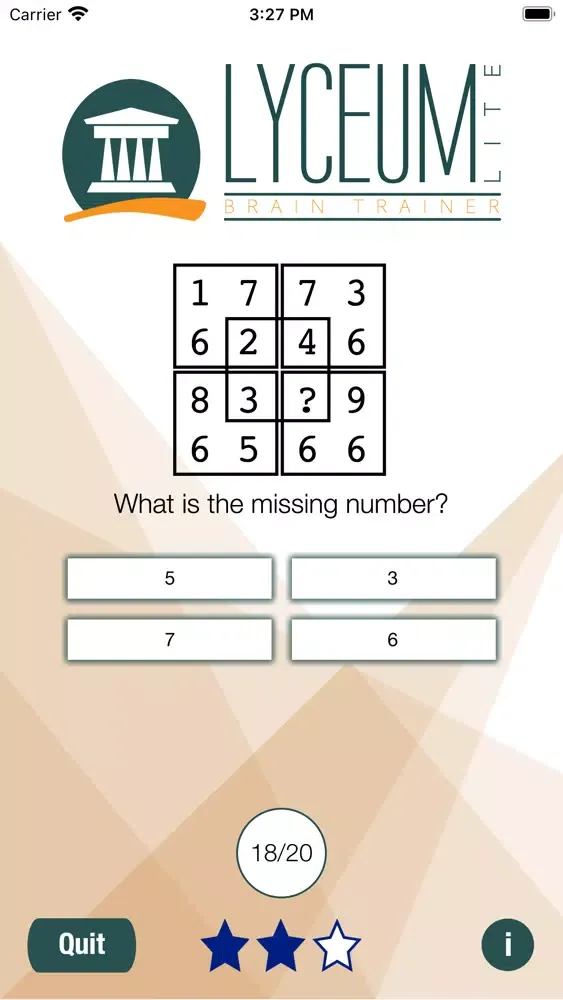Lyceum Brain Trainer Lite سکرین شاٹس