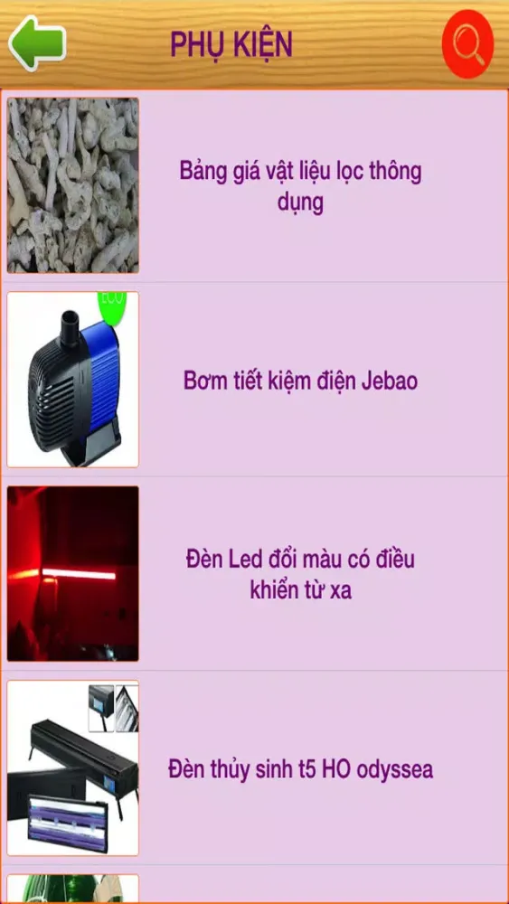 Tangkapan layar Cá Cảnh Thái Hoà