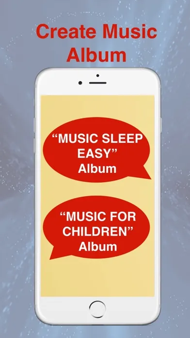 Tangkapan skrin Create Album Music & Sleep Timer
