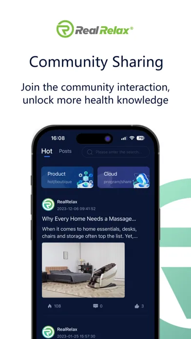 Tangkapan skrin RealRelax Smart