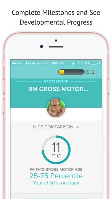 Captures d'écran de Lyfeline Milestones: Baby Development Tracker, Activities, and Delay Detection