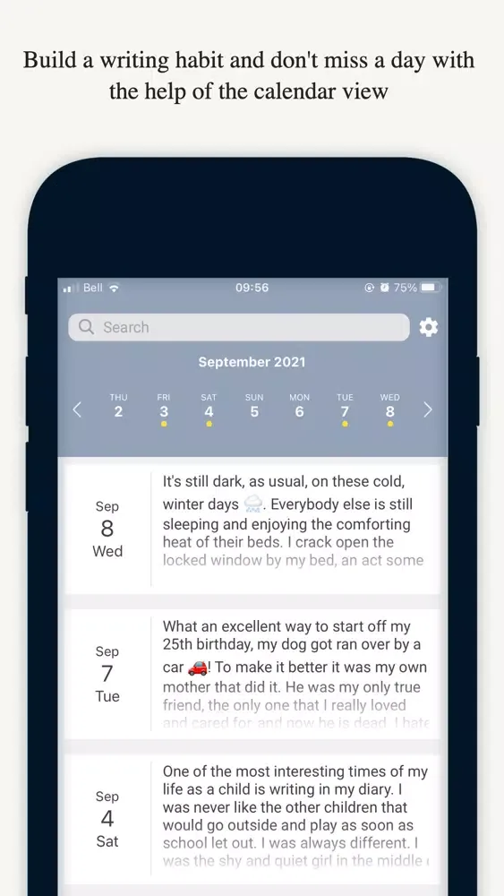 7day Journal Ekran Görüntüleri