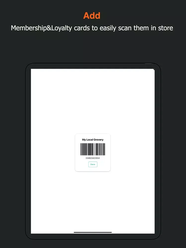 Capturas de pantalla de Listry - Grocery Shopping List iPad 
