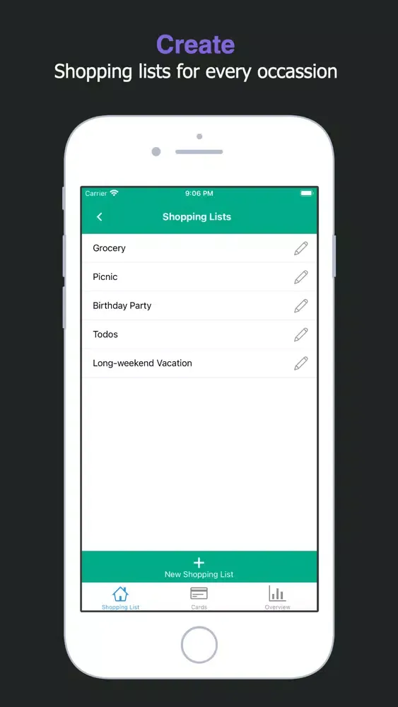 Capturas de pantalla de Listry - Grocery Shopping List