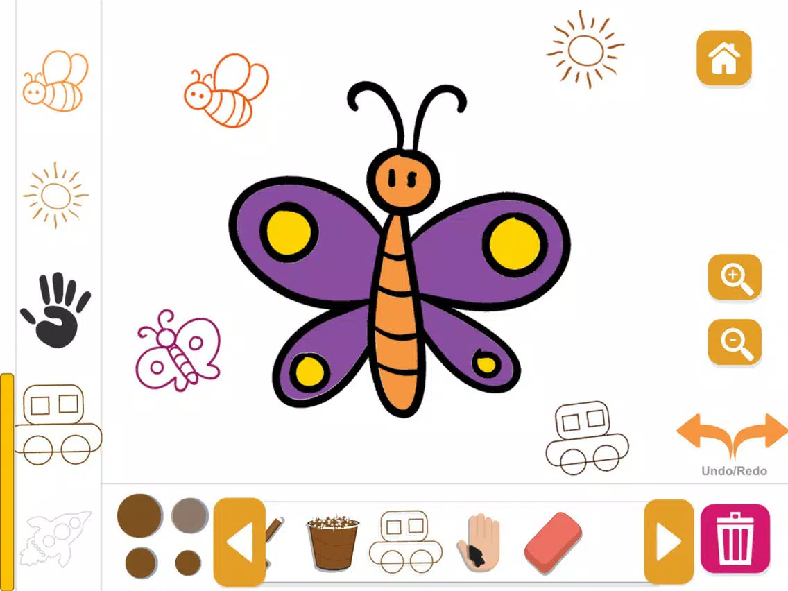 Drawing & Coloring for Kids doodle iPad  Screenshots