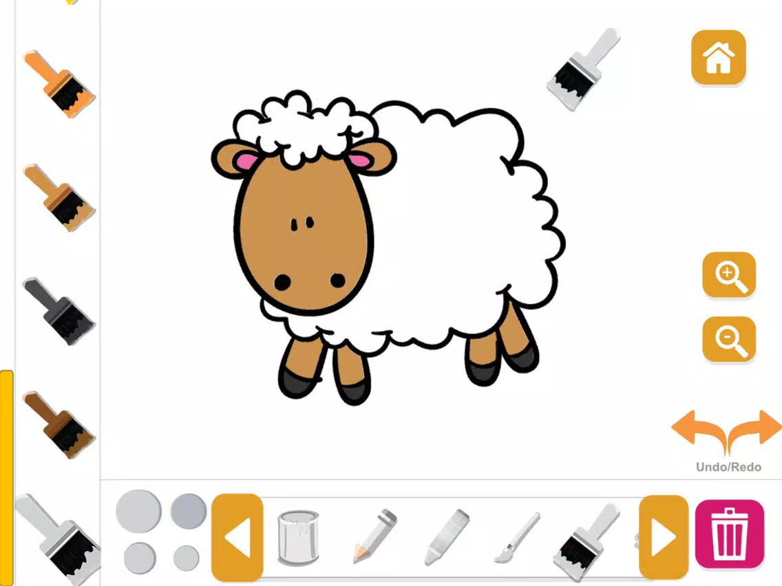 Drawing & Coloring for Kids doodle iPad  Screenshots