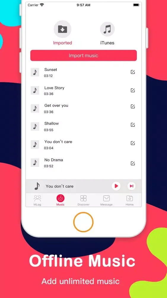 Mlog - Music Blog Streaming Screenshots