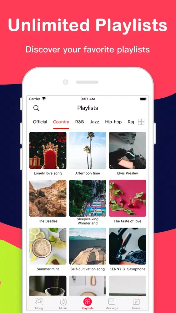 Mlog - Music Blog Streaming Screenshots