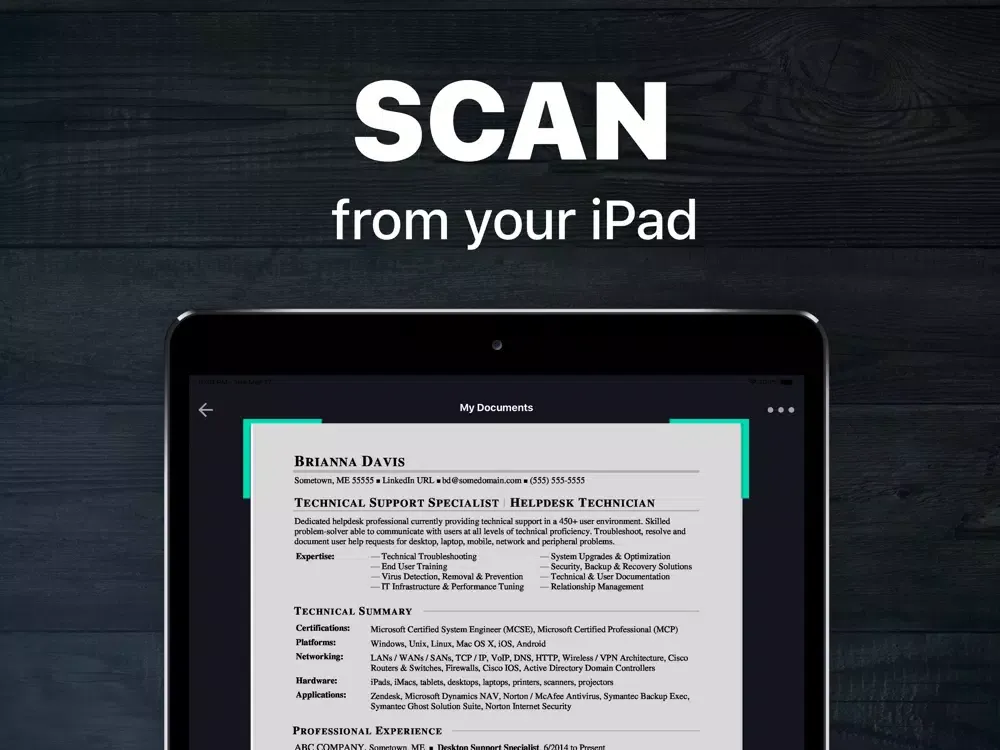 Ảnh chụp màn hình của Document Scanner : PDF Export iPad 