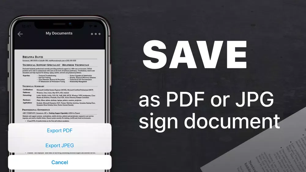 Ảnh chụp màn hình của Document Scanner : PDF Export