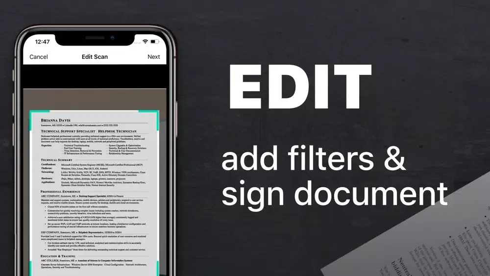 Ảnh chụp màn hình của Document Scanner : PDF Export