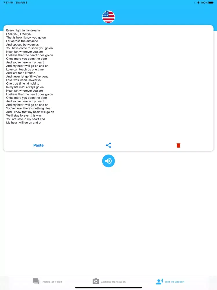 Speech & Translator : Camera iPad 應用截圖