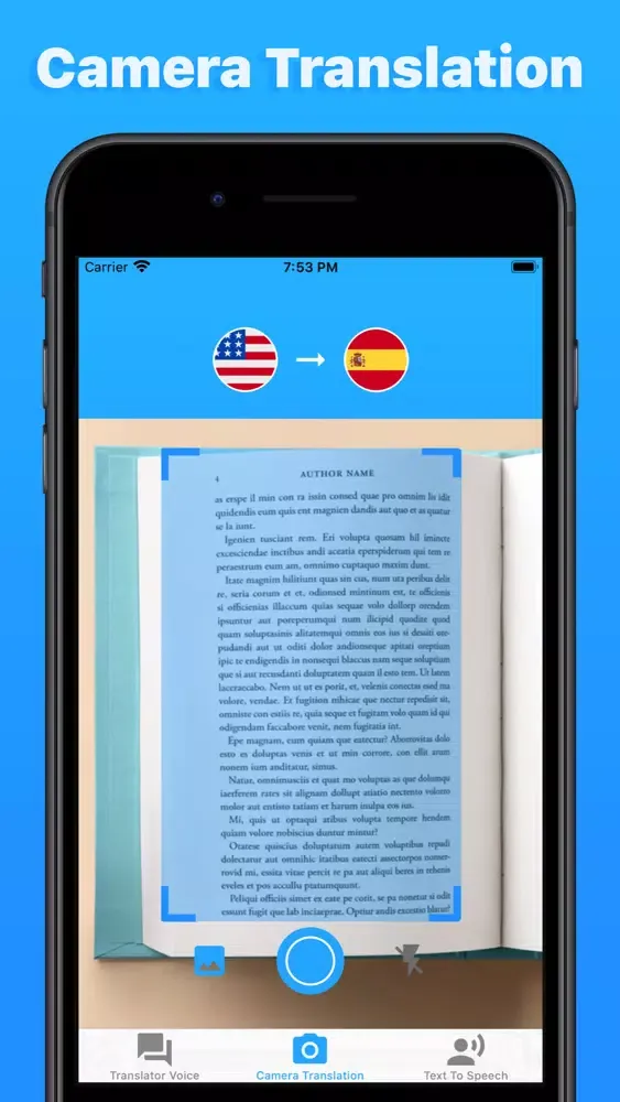 Speech & Translator : Camera應用截圖