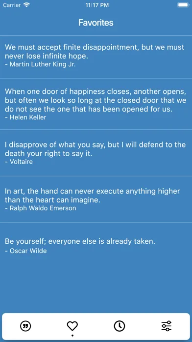 Ảnh chụp màn hình của Motivational Quotes App.