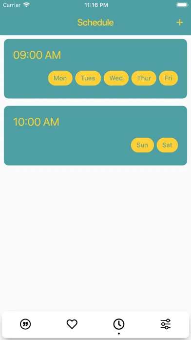 Ảnh chụp màn hình của Motivational Quotes App.