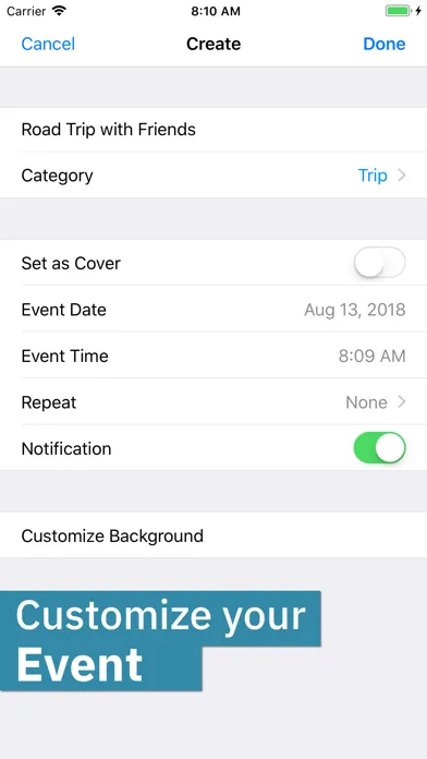 Zrzuty ekranu Count It Down! - Event Tracker