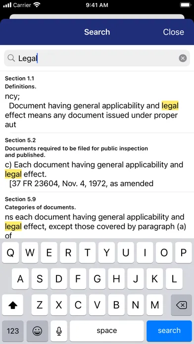 Tangkapan layar CFR 1 - General Provisions