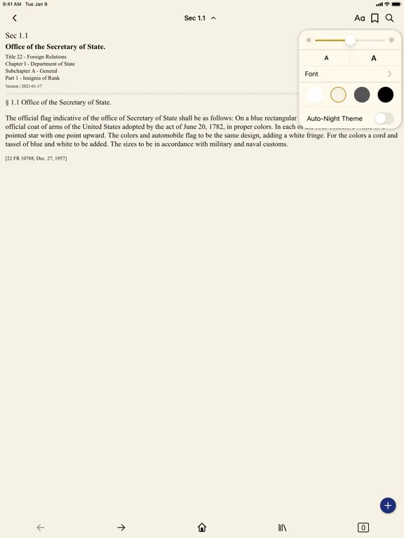 CFR 22 - Foreign Relations iPad  Ekran Görüntüleri