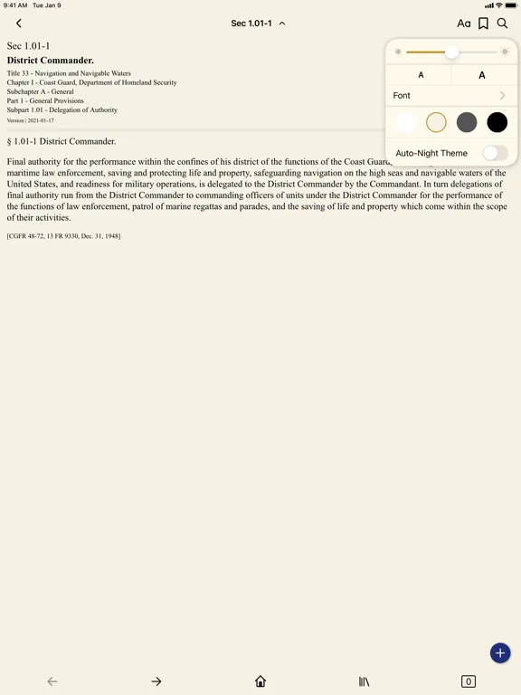 Zrzuty ekranu CFR 33 by PocketLaw iPad 