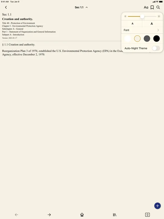 صور CFR 40 by PocketLaw iPad 