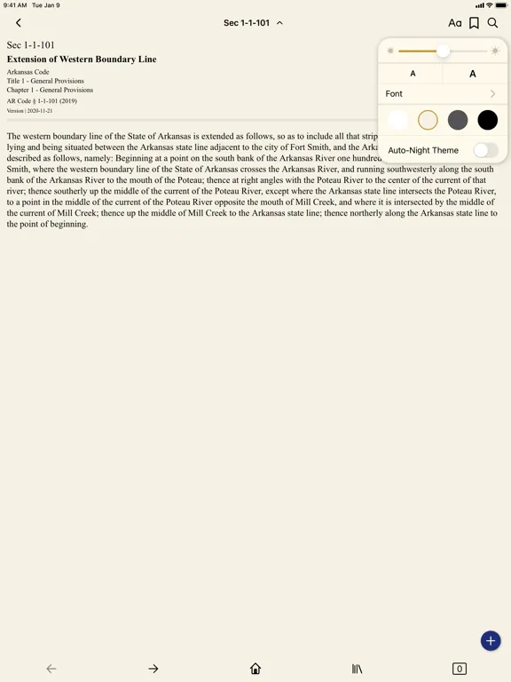 تصاویر Arkansas Code by PocketLaw iPad 