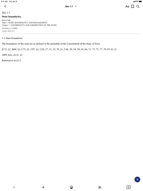 Iowa Code by PocketLaw iPad 應用截圖