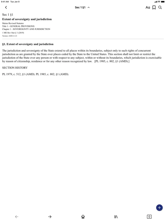 Скриншоты Maine Revised Statutes iPad 