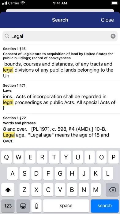 Скриншоты Maine Revised Statutes