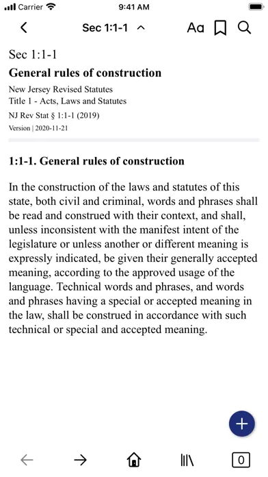 Tangkapan layar New Jersey Revised Statutes
