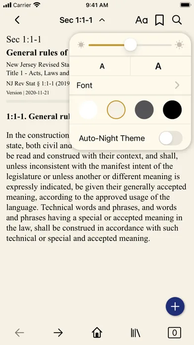 Tangkapan layar New Jersey Revised Statutes
