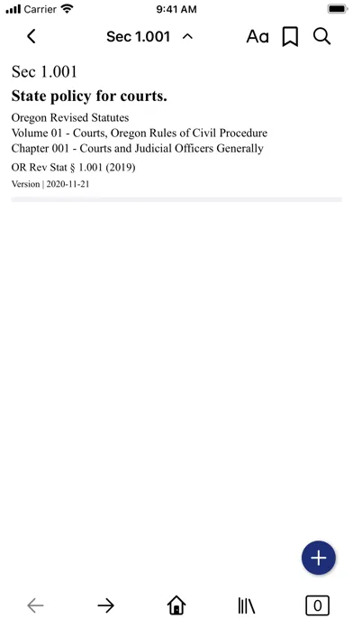 Oregon Revised Statutes स्क्रीनशॉट