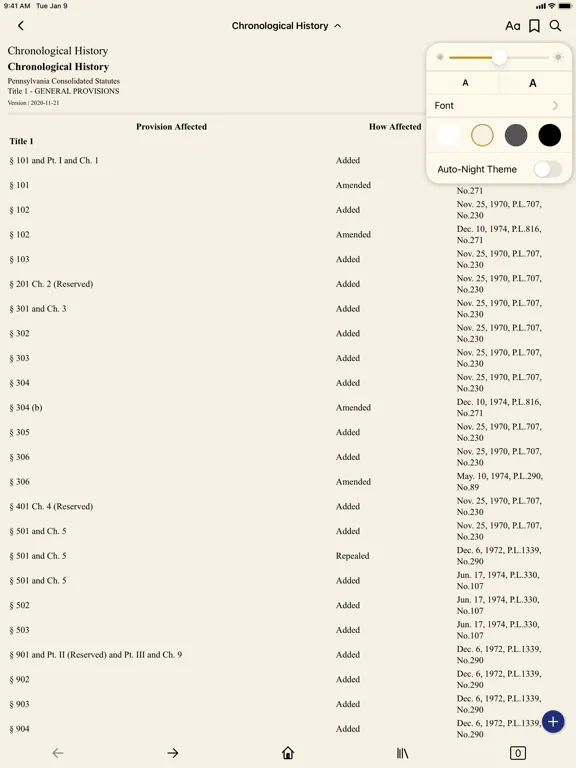 Pennsylvania Statutes Law iPad  Ekran Görüntüleri