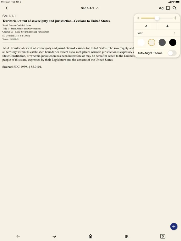 South Dakota Codified Laws iPad 應用截圖