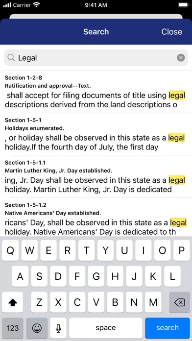 South Dakota Codified Laws應用截圖