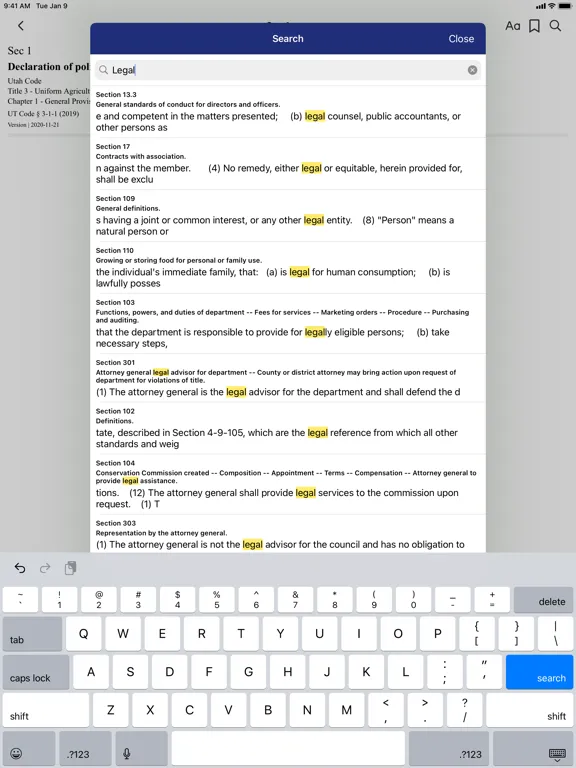 Utah Code by PocketLaw iPad  स्क्रीनशॉट