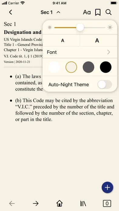 Capturas de pantalla de US Virgin Islands Code