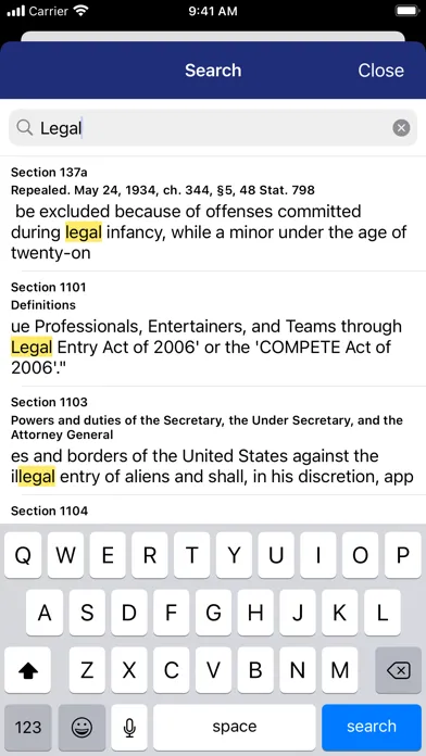 USC 8 - Aliens And Nationality应用截图