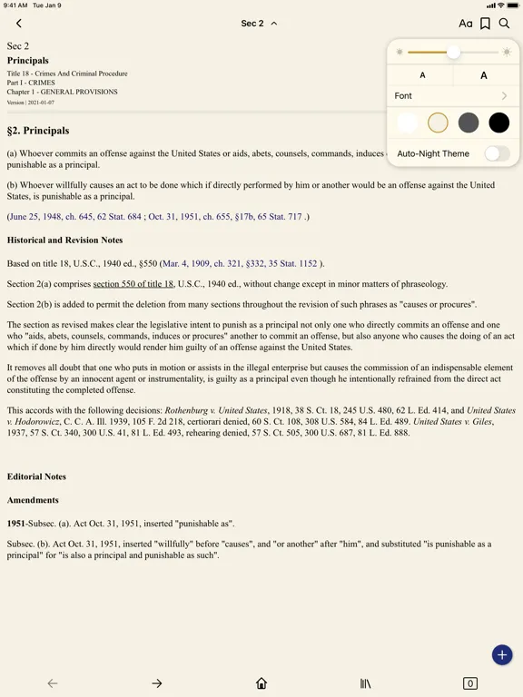 USC 18 by PocketLaw iPad  스크린샷