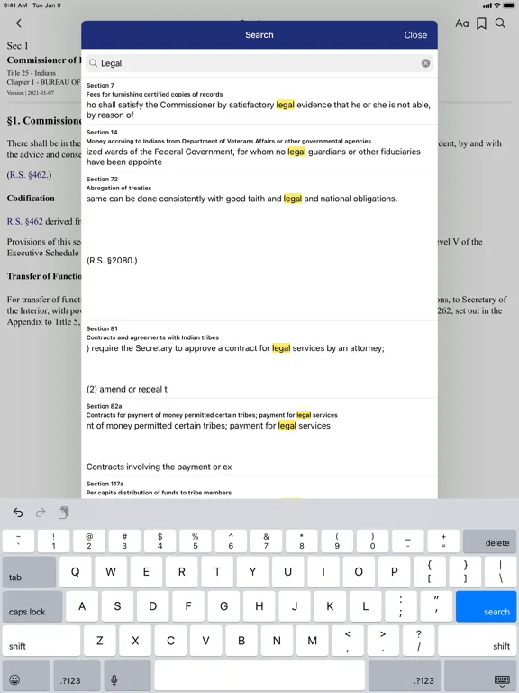 Capturas de pantalla de USC 25 - Indians iPad 