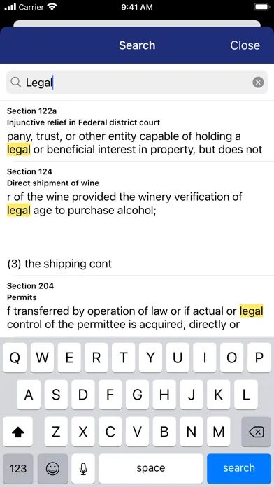 Captures d'écran de USC 27 - Intoxicating Liquors