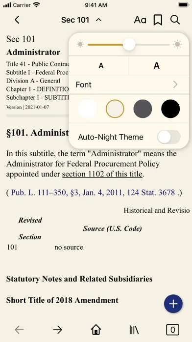 Screenshot di USC 41 - Public Contracts