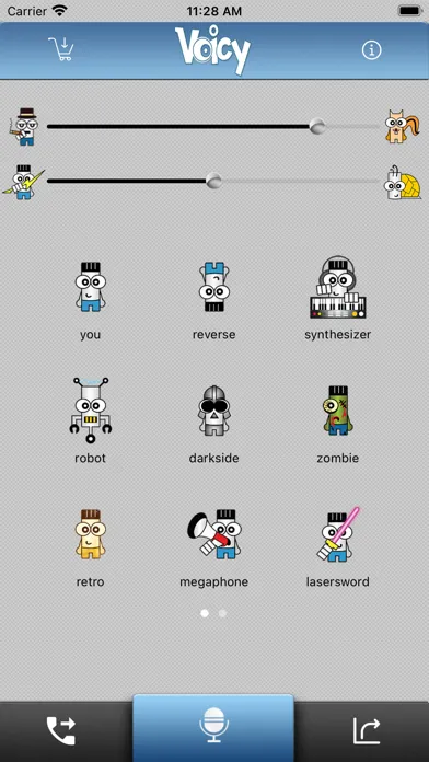 Voice Changer for Calls＋ Screenshots