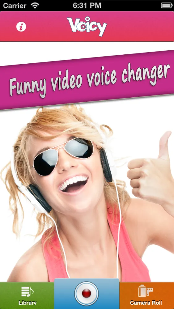 Capturas de tela do Voicy Helium Voice Change.r & Record.er - Transform.er your video.s into fun.ny chipmunk effect.s