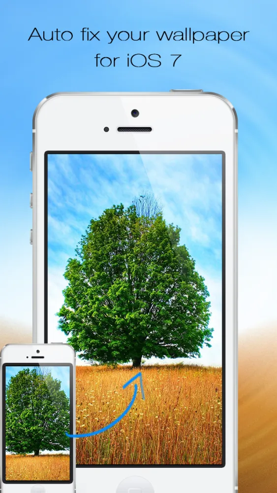 Wallpaper Fix & Fit Free- Scale, zoom, and position your background photos for iOS 7 home screen Screenshots