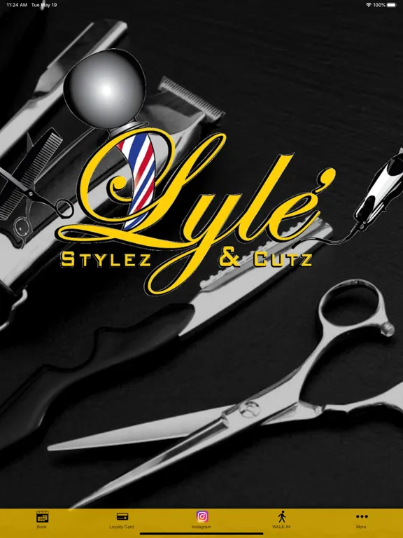Tangkapan skrin Lyle Stylez & Cutz iPad 