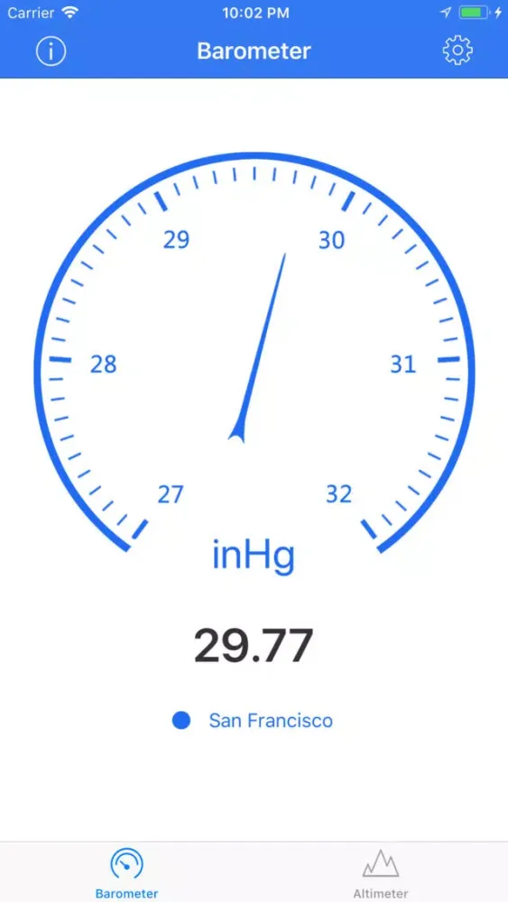 Скриншоты Realtime Barometer & Altimeter