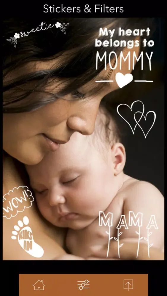 +470 stickers & filters | baby story应用截图